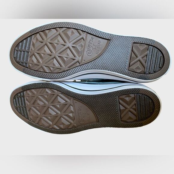 NEW Converse Chuck Taylor All Star Polyester & Suede Sneakers Women's 7.5 Teal - Picture 13 of 15